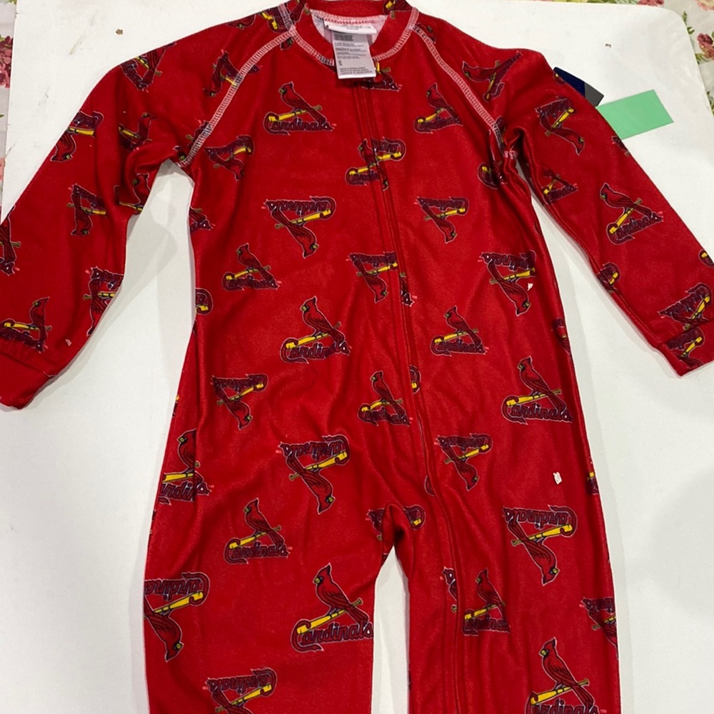 MLB St Louis cardinal, pajamas ,NWT 4T